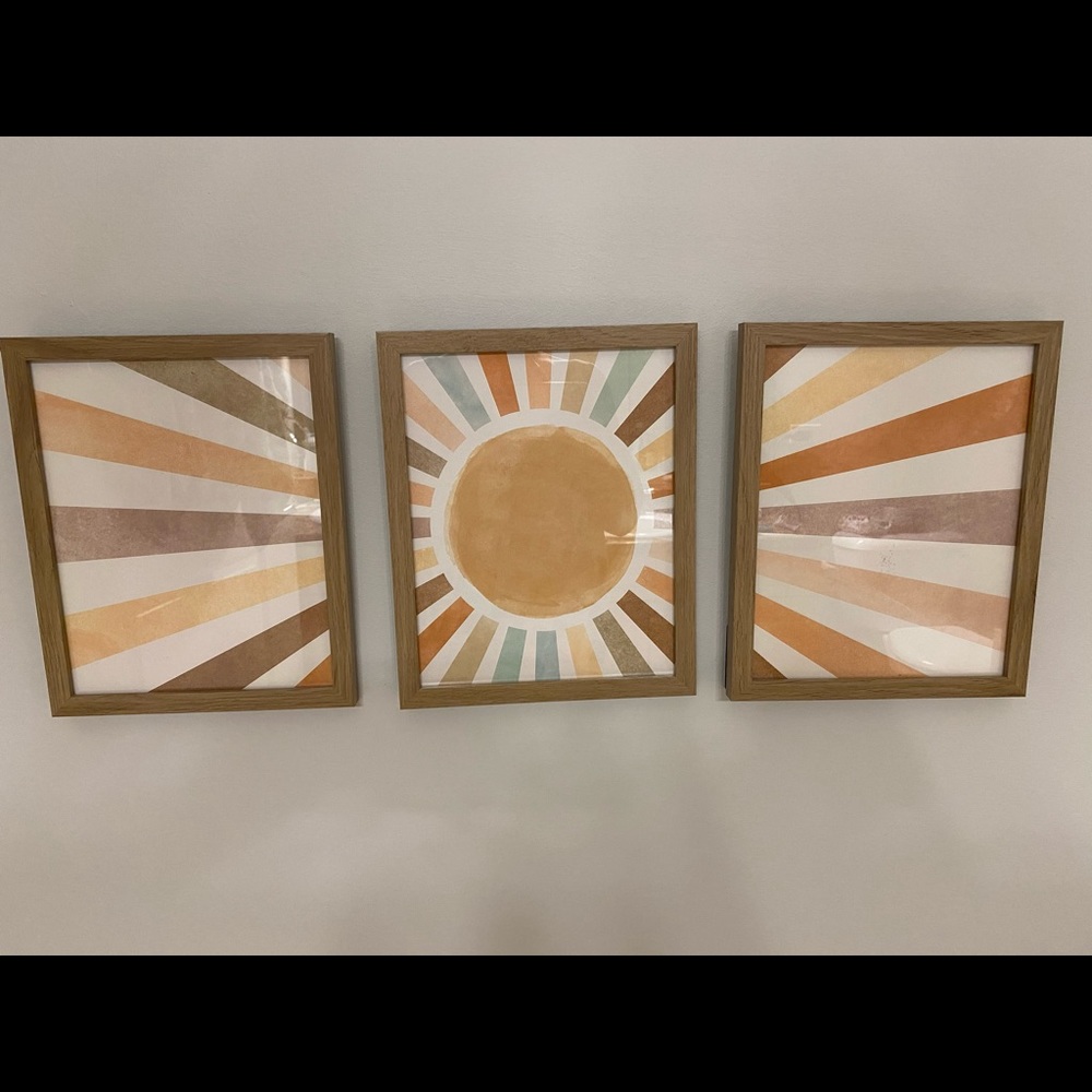 Boho sun set of 3, 8x10 pics